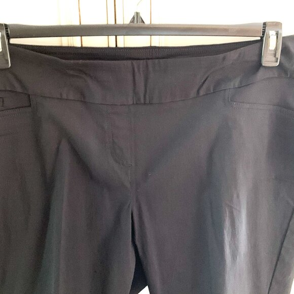 NWT Alia Plus Tech Stretch Slim Leg Pull-on Black Pants size 22 Regular - $48 - Picture 4 of 7